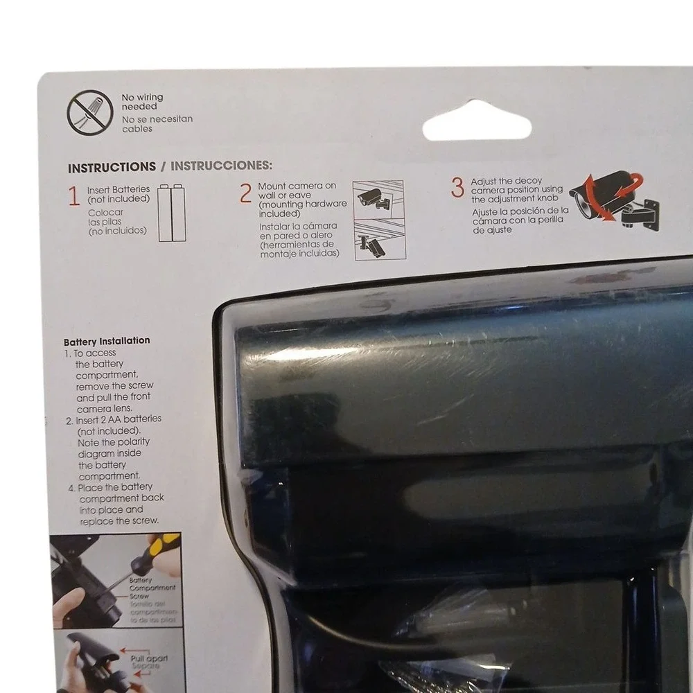 Power Gear Interior Exterior Simulated Decoy Security Camera 40661 Two (2) Pack